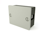 Rectangle Panel Plug - Light Grey